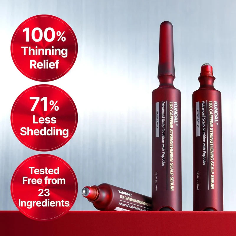 KUNDAL- 10X Caffeine Strengthening Scalp Serum 10ml